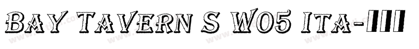 Bay Tavern S W05 Ita字体转换
